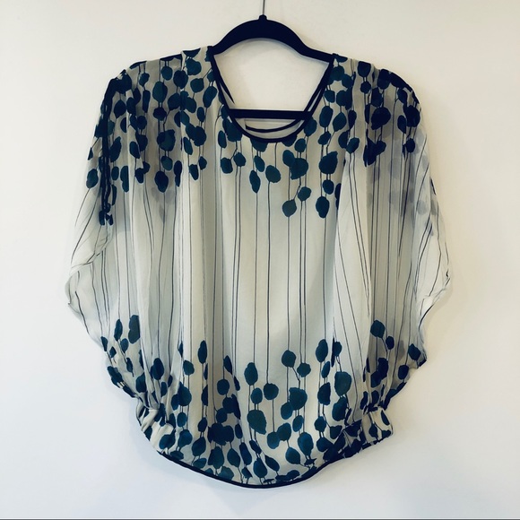 Diane Van Furstenburg Floral silk Robyn top - Picture 8 of 8